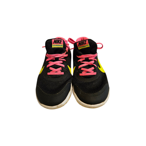 Nike Flex Experience RN4 Black Pink Running Shoes Sneakers Girl's 6Y 749818-007 - Picture 4 of 12